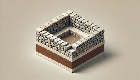 Бутовая лента для сруба 6×6 м